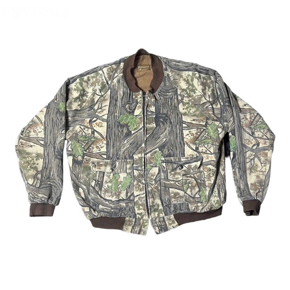 Trevanish Camo Zip Up Hoodie // gently used